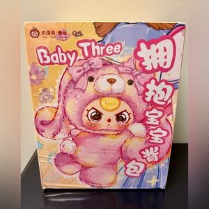 New in Sealed Box - Baby Three - Hugging Baby Backpack Plush Blind Box